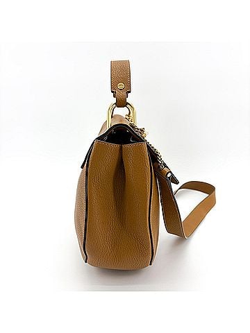 Chloé Drew Leather Brown Leather Crossbody Bag Bag (view 2)