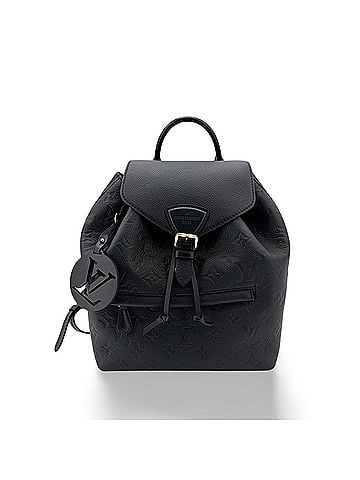 Louis Vuitton Montsouris Nm Monogram Empreinte Leather Black Leather Backpack Bag (view 1)