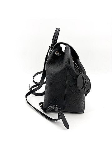 Louis Vuitton Montsouris Nm Monogram Empreinte Leather Black Leather Backpack Bag (view 2)