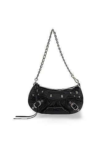 Balenciaga Le Cagole Giant Studs Chain Leather Black Leather Shoulder Bag Bag (view 1)