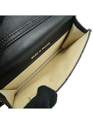 Chanel Pearl Crush Flap Clutch With Chain Quilted Lambskin Black Leather Clutche &amp; Pouche Bag (view 2)