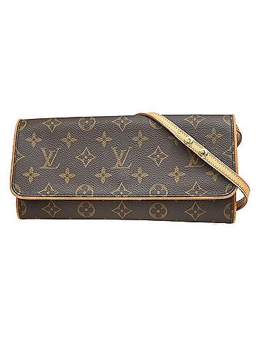 Louis Vuitton Twin Monogram Canvas Brown Canvas Clutche &amp; Pouche Bag (view 1)