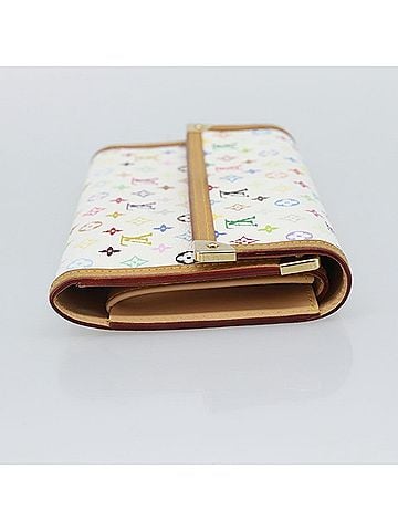 Louis Vuitton Porte Tresor International Monogram Multicolor White Canvas Wallets Accessory (view 2)