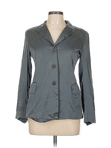Morgane Le Fay Morgane Le Fay Silk Blazer (view 1)