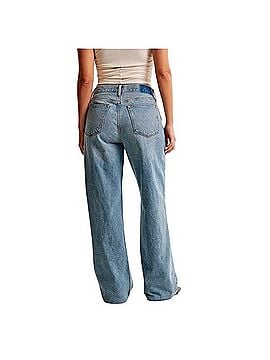 Abercrombie & Fitch Curve Love Mid Rise Slouchy Jean Jeans (view 2)