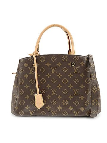 Louis Vuitton Montaigne Monogram Canvas Brown Canvas Handbag (view 1)