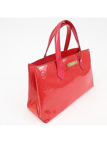 Louis Vuitton Wilshire Monogram Vernis Pink Patent_Leather Handbag (view 2)