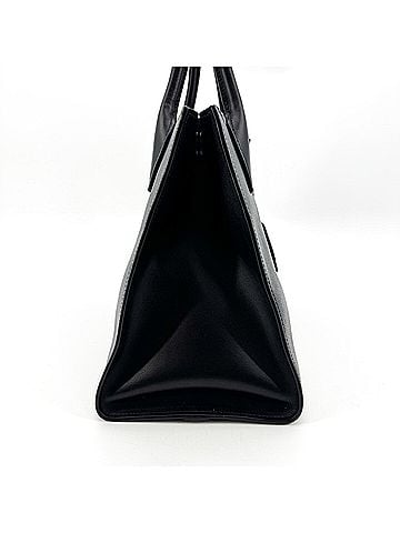 Prada Monochrome Saffiano With City Calf Black Leather Tote Bag Bag (view 2)