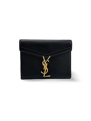 Saint Laurent Cassandra Chain Leather Black Leather Shoulder Bag Bag (view 1)