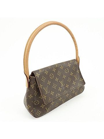 Louis Vuitton Looping Monogram Canvas Brown Canvas Handbag (view 2)