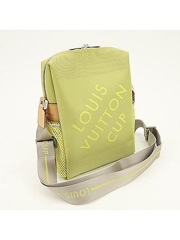 Louis Vuitton Cup Weathery Damier Geant Canvas Green Canvas Handbag (view 2)