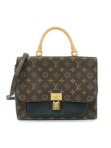 Louis Vuitton Marignan Monogram Canvas With Leather Brown Canvas Handbag (view 1)