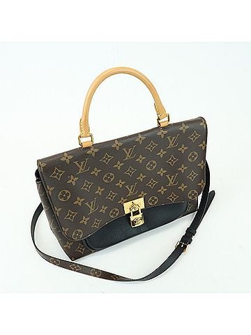 Louis Vuitton Marignan Monogram Canvas With Leather Brown Canvas Handbag (view 2)