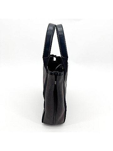 Balenciaga Navy Cabas Canvas With Leather Black Canvas Tote Bag Bag (view 2)