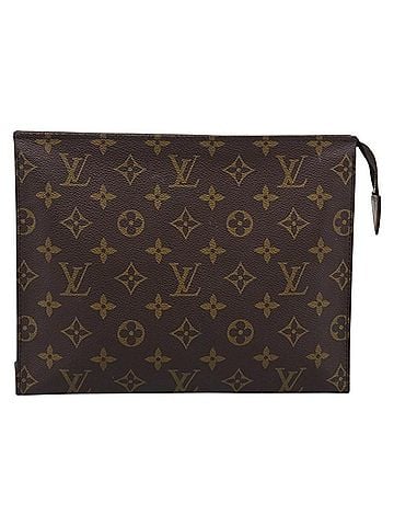 Louis Vuitton Toiletry Pouch Monogram Canvas Brown Canvas Clutche &amp; Pouche Bag (view 1)