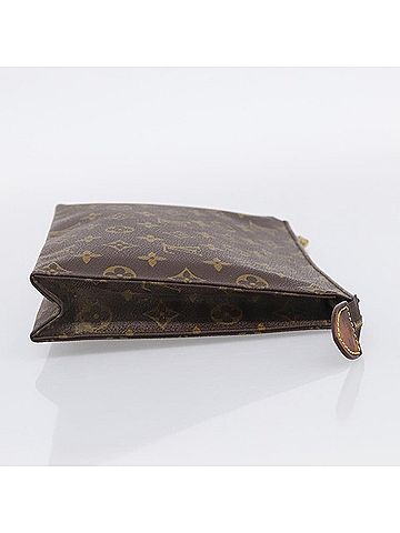 Louis Vuitton Toiletry Pouch Monogram Canvas Brown Canvas Clutche &amp; Pouche Bag (view 2)