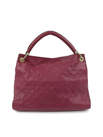 Louis Vuitton Artsy Monogram Empreinte Leather Burgundy Leather Handbag (view 1)