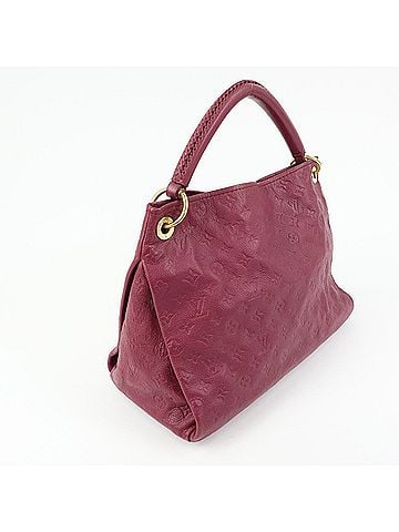 Louis Vuitton Artsy Monogram Empreinte Leather Burgundy Leather Handbag (view 2)