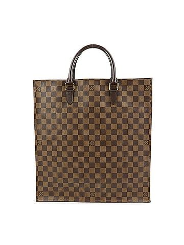 Louis Vuitton Sac Plat Damier Brown Canvas Handbag (view 1)