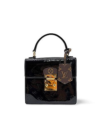 Louis Vuitton Spring Street Nm Monogram Vernis With Monogram Canvas And Epi Leather Black Patent_Leather Handbag (view 1)