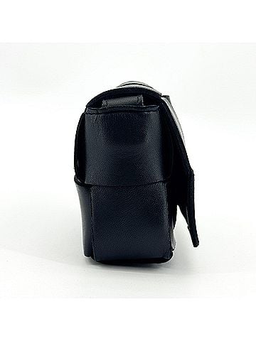 Bottega Veneta Candy Cassette Maxi Intrecciato Leather Black Leather Crossbody Bag Bag (view 2)