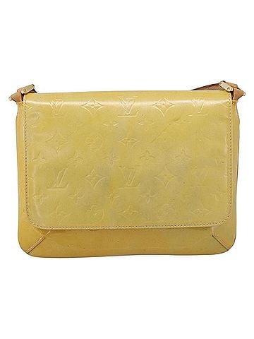 Louis Vuitton Thompson Street Monogram Vernis Yellow Patent_Leather Shoulder Bag Bag (view 1)