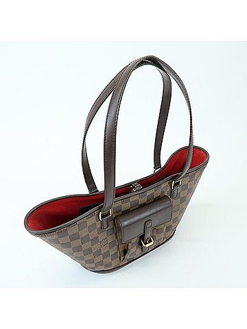 Louis Vuitton Manosque Damier Brown Canvas Handbag (view 2)