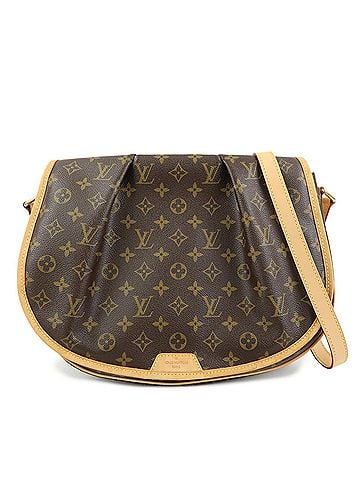 Louis Vuitton Menilmontant Monogram Canvas Brown Canvas Handbag (view 1)
