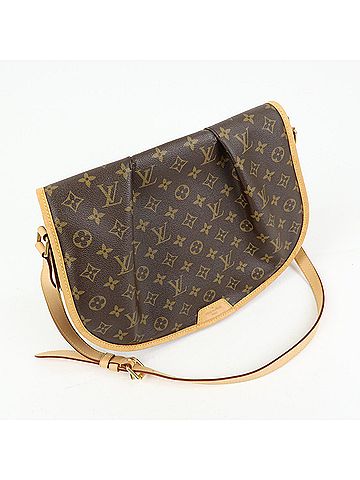 Louis Vuitton Menilmontant Monogram Canvas Brown Canvas Handbag (view 2)