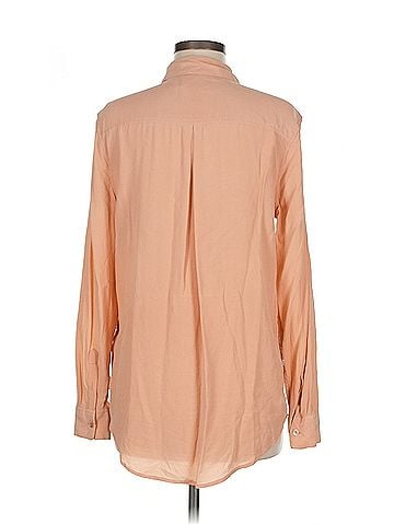 Equipment Equipment Long Sleeve Silk Top (view 2)