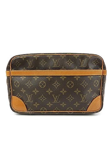 Louis Vuitton Compiegne Cosmetic Monogram Canvas Brown Canvas Toiletry Case Accessory (view 1)