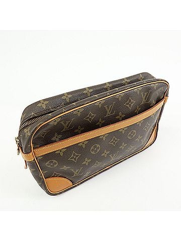 Louis Vuitton Compiegne Cosmetic Monogram Canvas Brown Canvas Toiletry Case Accessory (view 2)