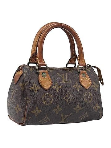 Louis Vuitton Speedy Mini Hl Monogram Canvas Brown Canvas Handbag (view 1)