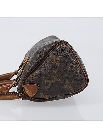 Louis Vuitton Speedy Mini Hl Monogram Canvas Brown Canvas Handbag (view 2)