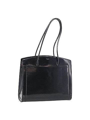 Céline Tote Leather Black Patent_Leather Tote Bag Bag (view 1)