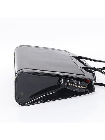 Céline Tote Leather Black Patent_Leather Tote Bag Bag (view 2)
