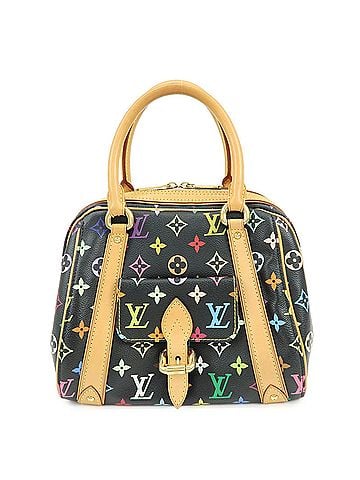 Louis Vuitton Priscilla Monogram Multicolor Black Canvas Handbag (view 1)