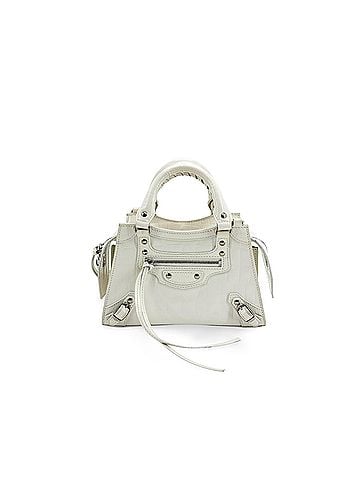 Balenciaga Neo Classic City Leather White Leather Handbag (view 1)