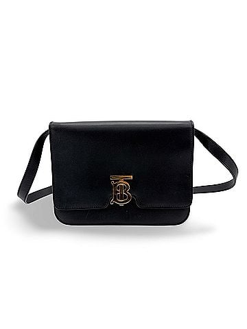 Burberry Tb Shoulder Bag Leather Black Leather Shoulder Bag Bag (view 1)