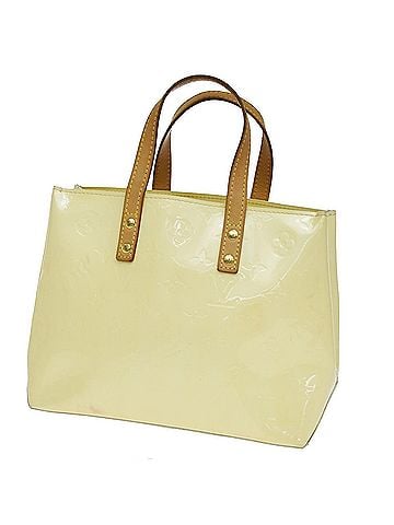 Louis Vuitton Reade Monogram Vernis Yellow Patent_Leather Handbag (view 1)