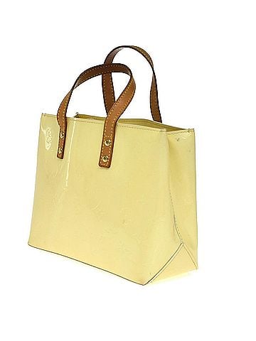 Louis Vuitton Reade Monogram Vernis Yellow Patent_Leather Handbag (view 2)