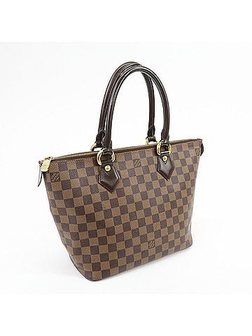 Louis Vuitton Saleya Damier Brown Canvas Handbag (view 2)