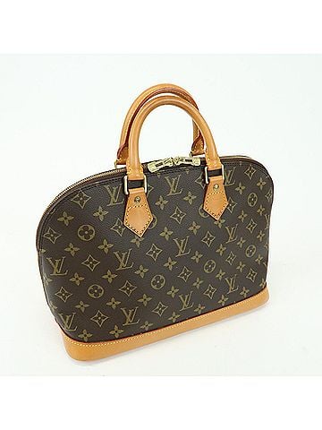 Louis Vuitton Alma Monogram Canvas Brown Canvas Handbag (view 2)