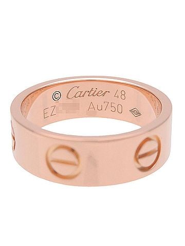 Cartier Love Band 18K Rose Gold Gold Rose_Gold Ring Jewelry (view 2)