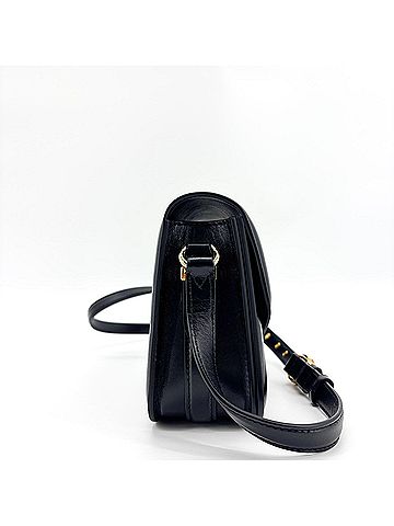Louis Vuitton Lv Pont 9 Leather Black Leather Handbag (view 2)