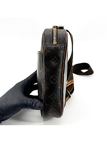 Louis Vuitton Pochette Gange Monogram Canvas Brown Canvas Clutche &amp; Pouche Bag (view 2)