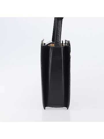 Burberry Nova Check Canvas And Leather Black Leather Handbag (view 2)