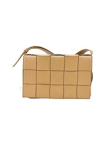 Bottega Veneta Cassette Maxi Intrecciato Leather Beige Leather Crossbody Bag Bag (view 1)