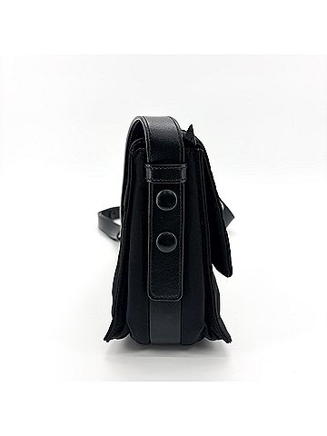 Prada Padded Flap Re-Nylon Black Nylon Shoulder Bag Bag (view 2)