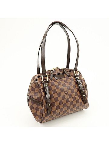 Louis Vuitton Rivington Satchel Damier Brown Canvas Handbag (view 2)